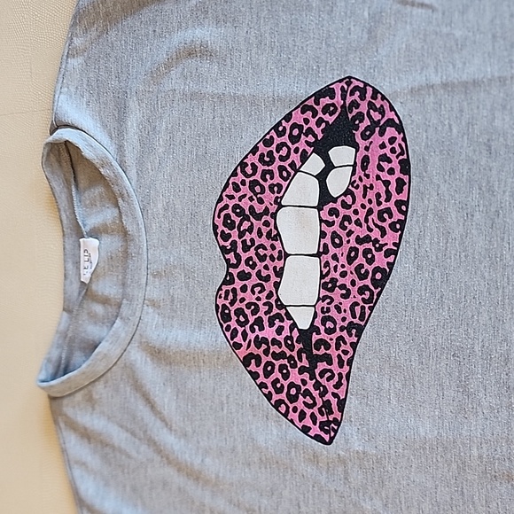Top with Lip Gray Size S - Picture 3 of 9